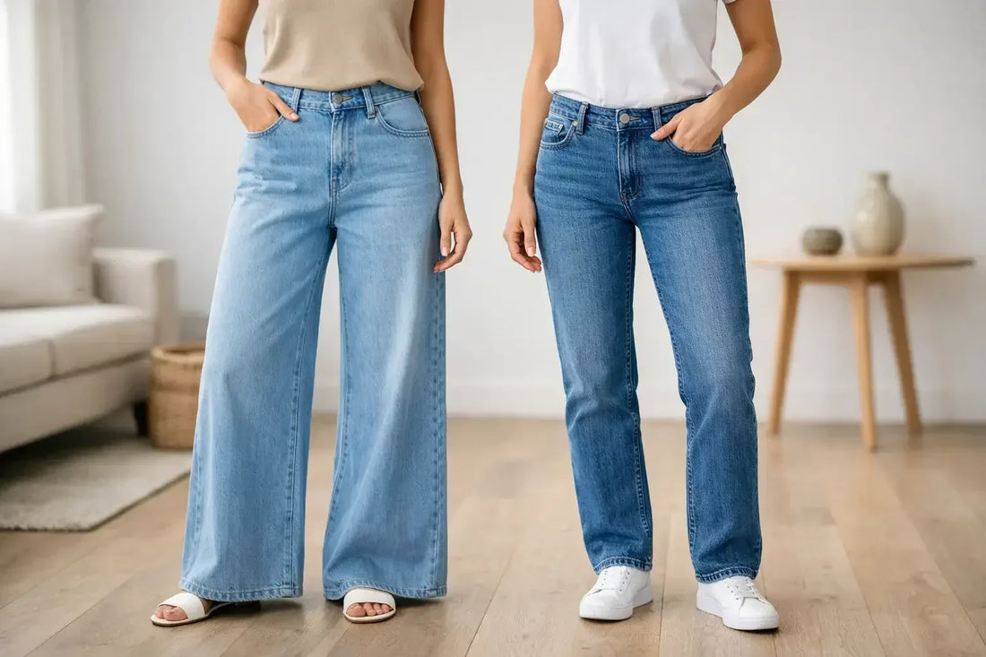 Wide Leg Versus Straight Jeans: Which Fits You?