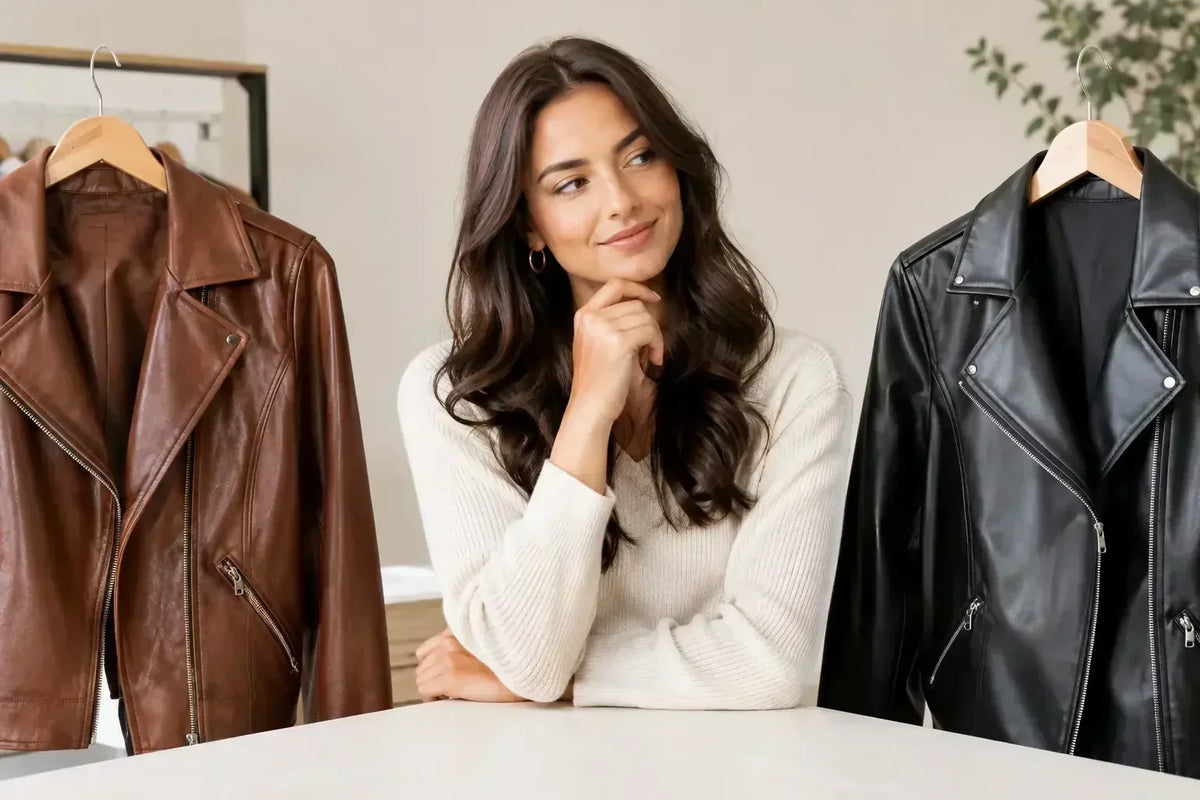 Leather Versus Faux Leather for a Polished Wardrobe