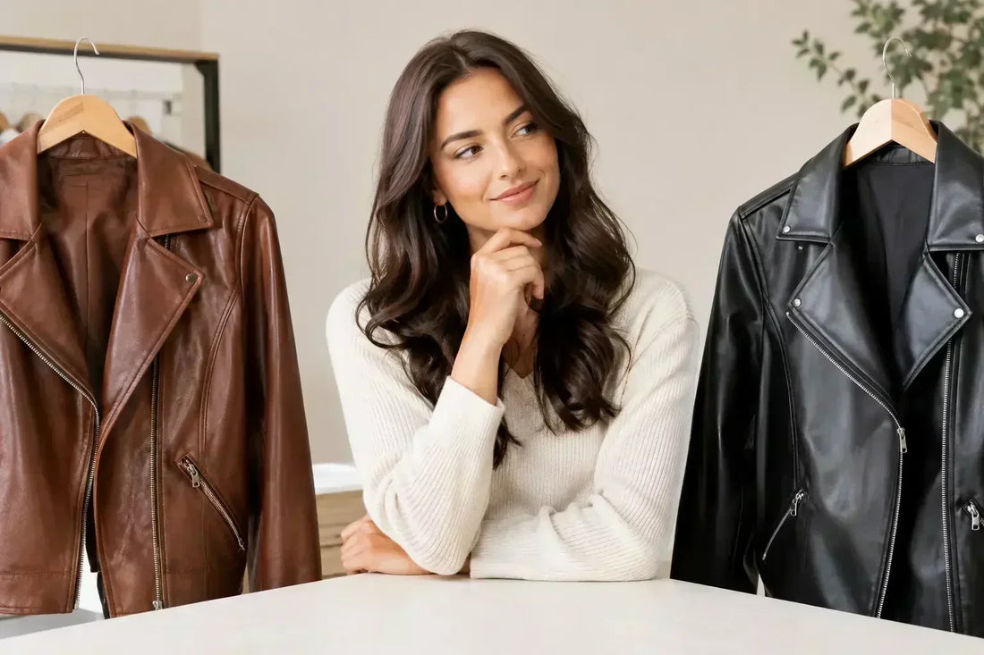 Leather Versus Faux Leather for a Polished Wardrobe