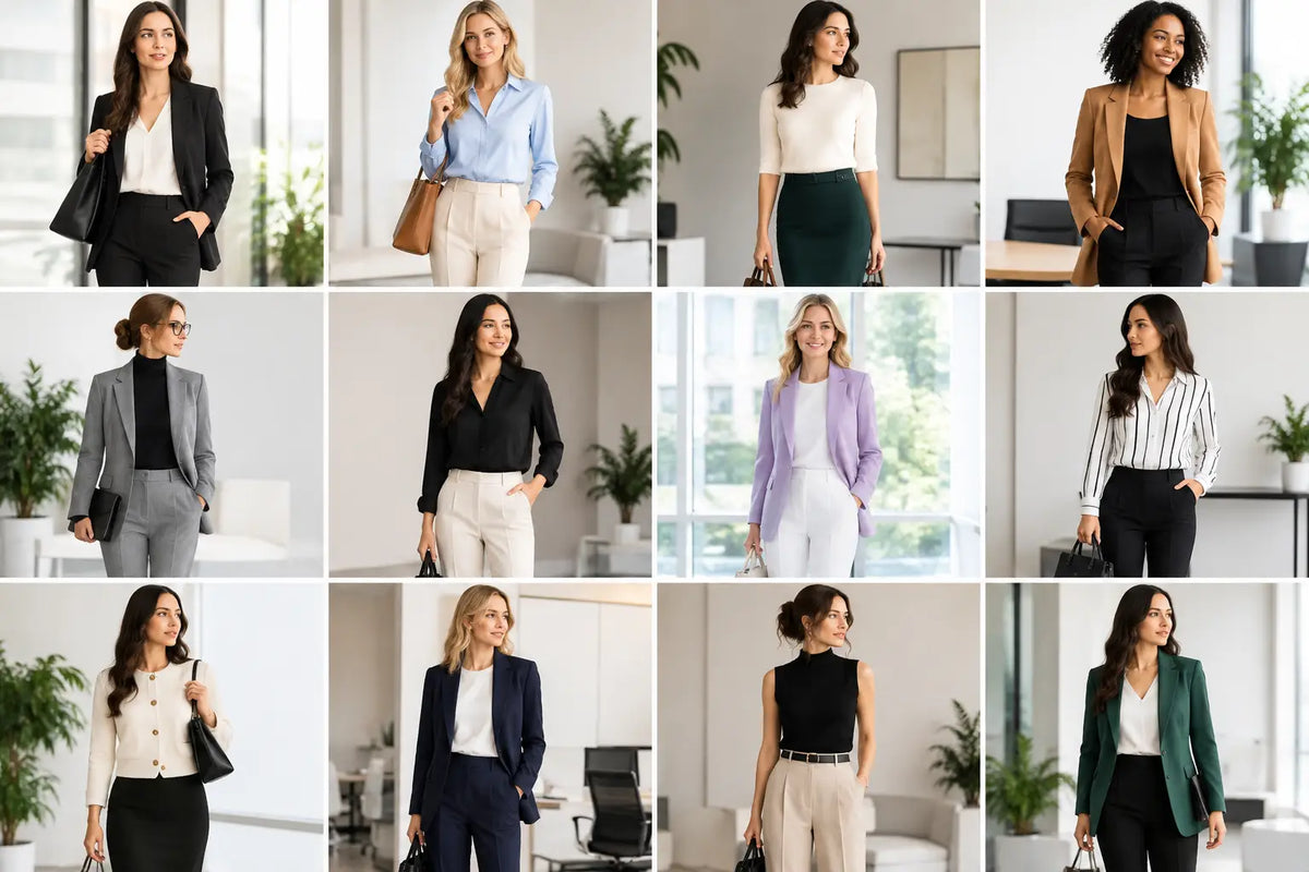 12 Office Outfit Examples That Always Look Polished | Windia