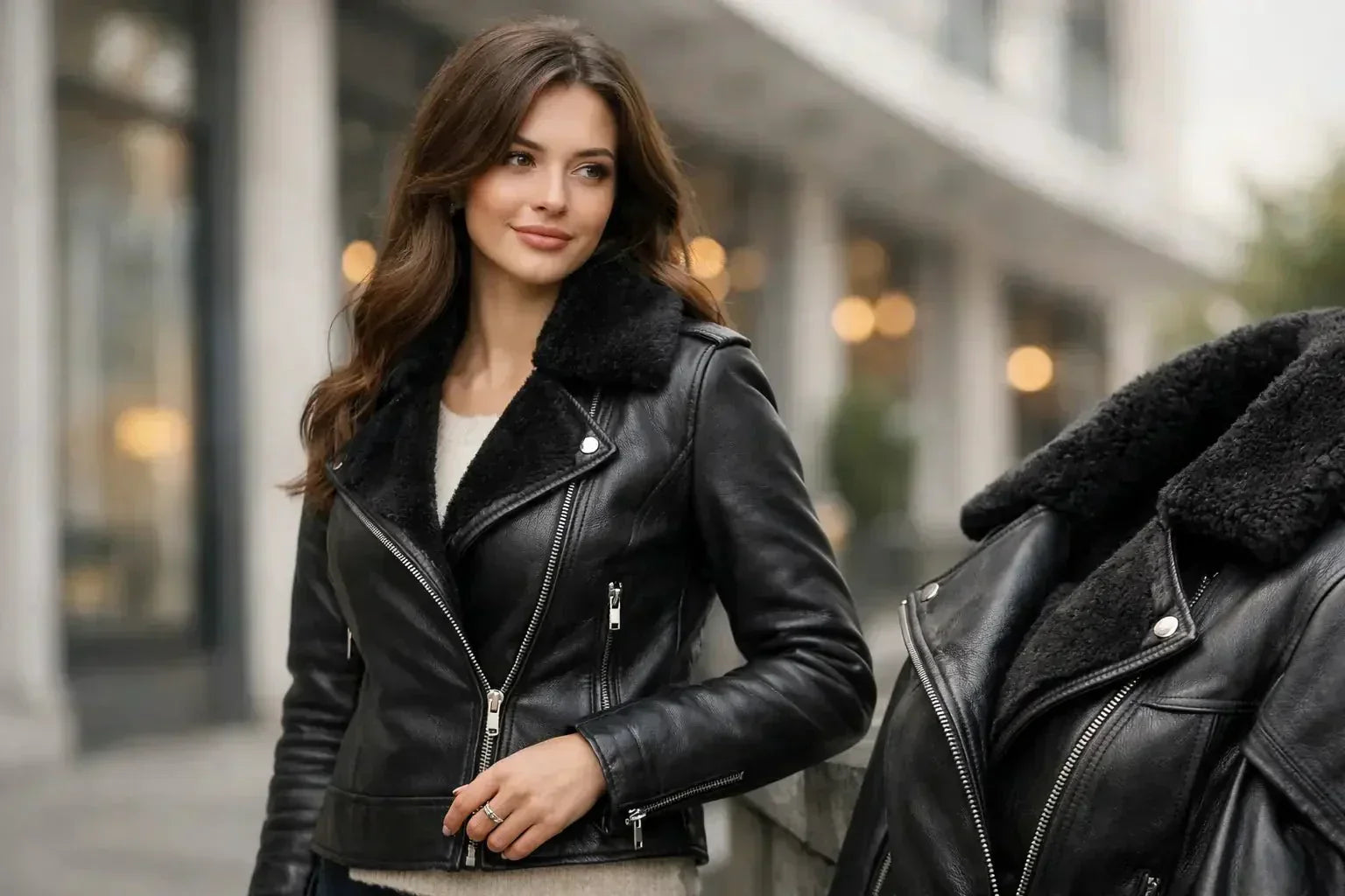 Sheepskin Leather Jacket Review for Women - Windia