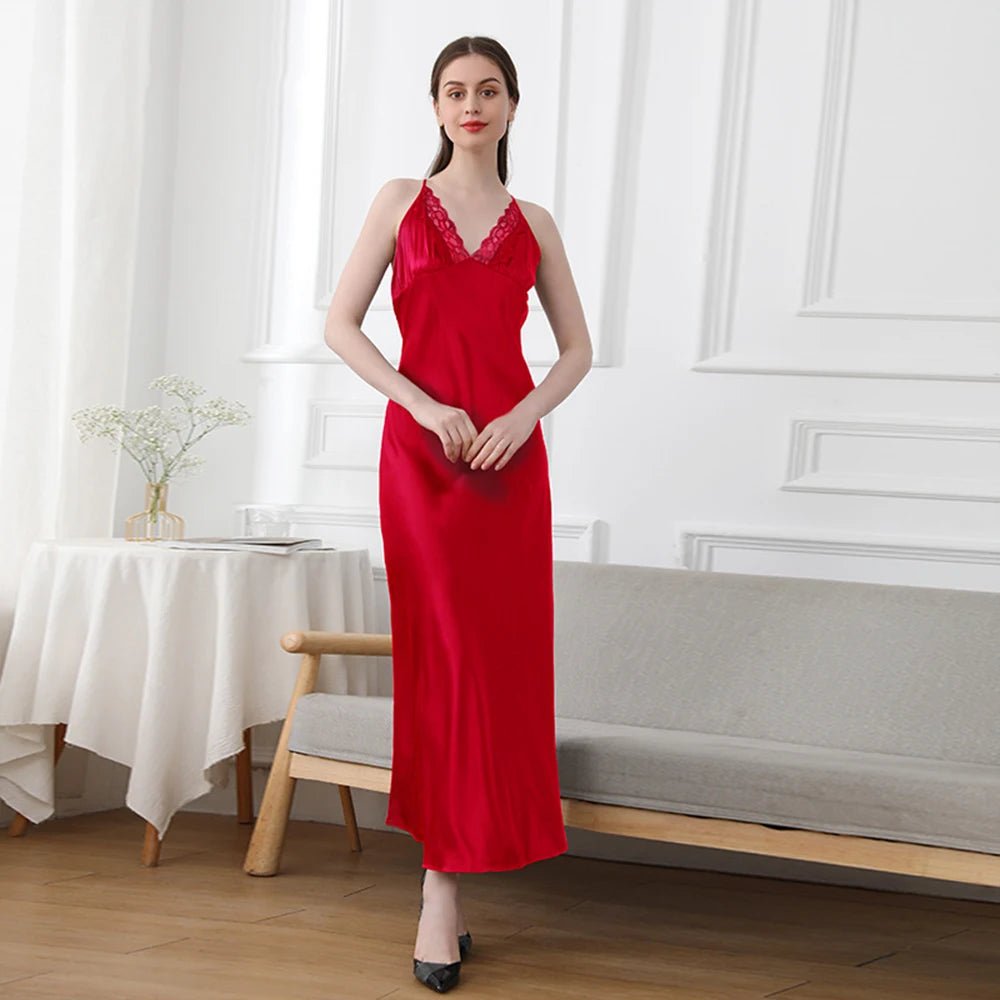 19mm Mulberry Silk Nightgown | 100% Pure Silk | 10 Colours | XS–3XL - Windia