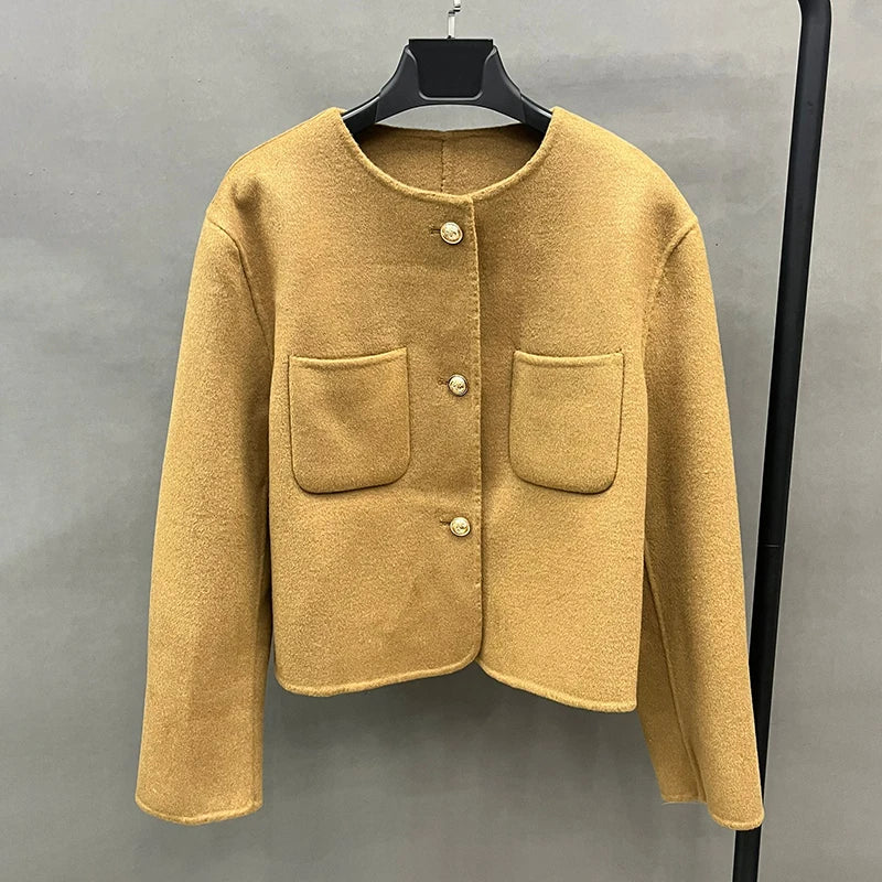 Women's Short Double-Faced Wool Jacket  | Windia