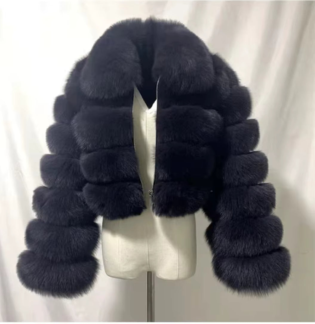 Women's Fox Fur Winter Jacket