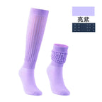 Women's Crew Socks – Scrunch & Slouch Style with Grip | One Size