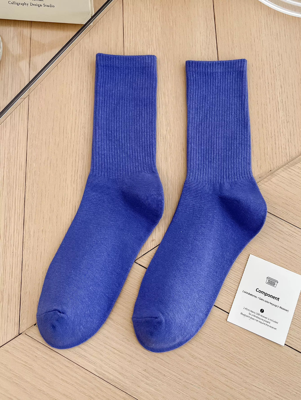 Women's Colorful Crew Socks –  Socks, One Size