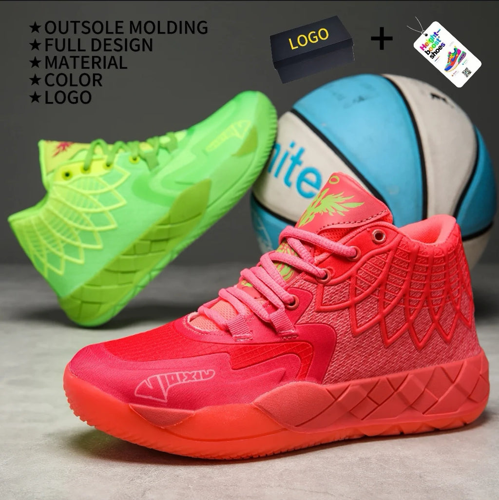 CC Basketball Shoes | Breathable High-Top Sneakers