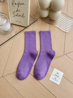 Women's Colorful Crew Socks –  Socks, One Size