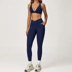 Women's Sports Bra & High Waist Gym Set | Shorts, Leggings or Flare