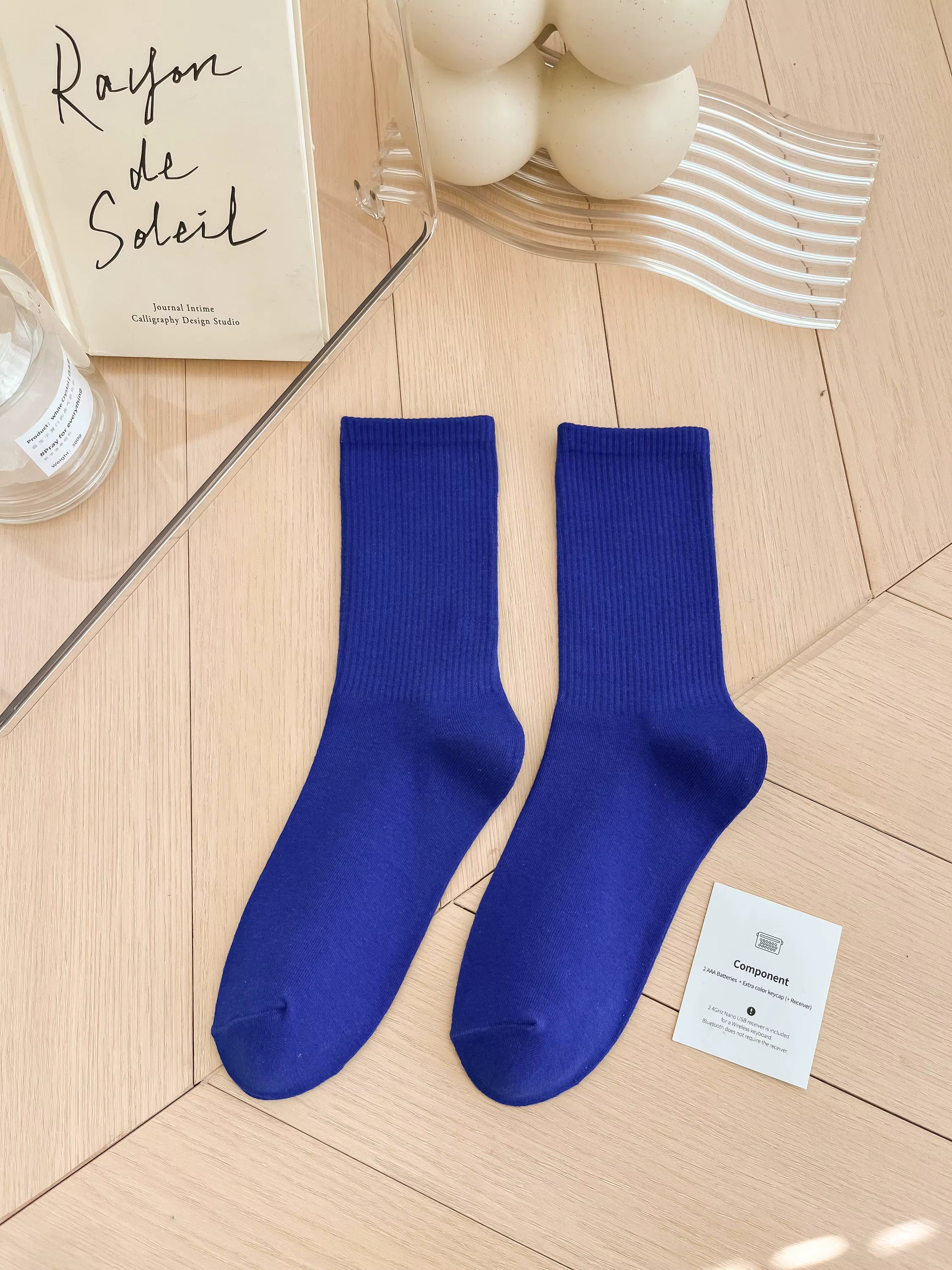 Women's Colorful Crew Socks –  Socks, One Size