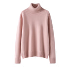 Women's 100% Cashmere Turn-Down Collar Sweater
