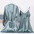 Luxury 100% Mulberry Silk Sleepwear Robe Set