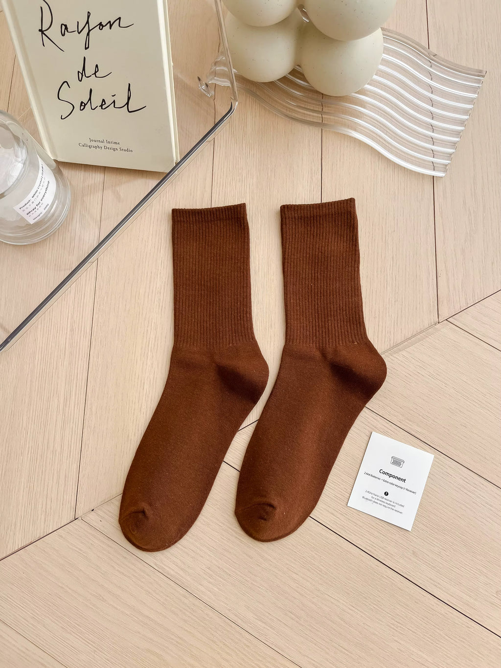 Women's Colorful Crew Socks –  Socks, One Size