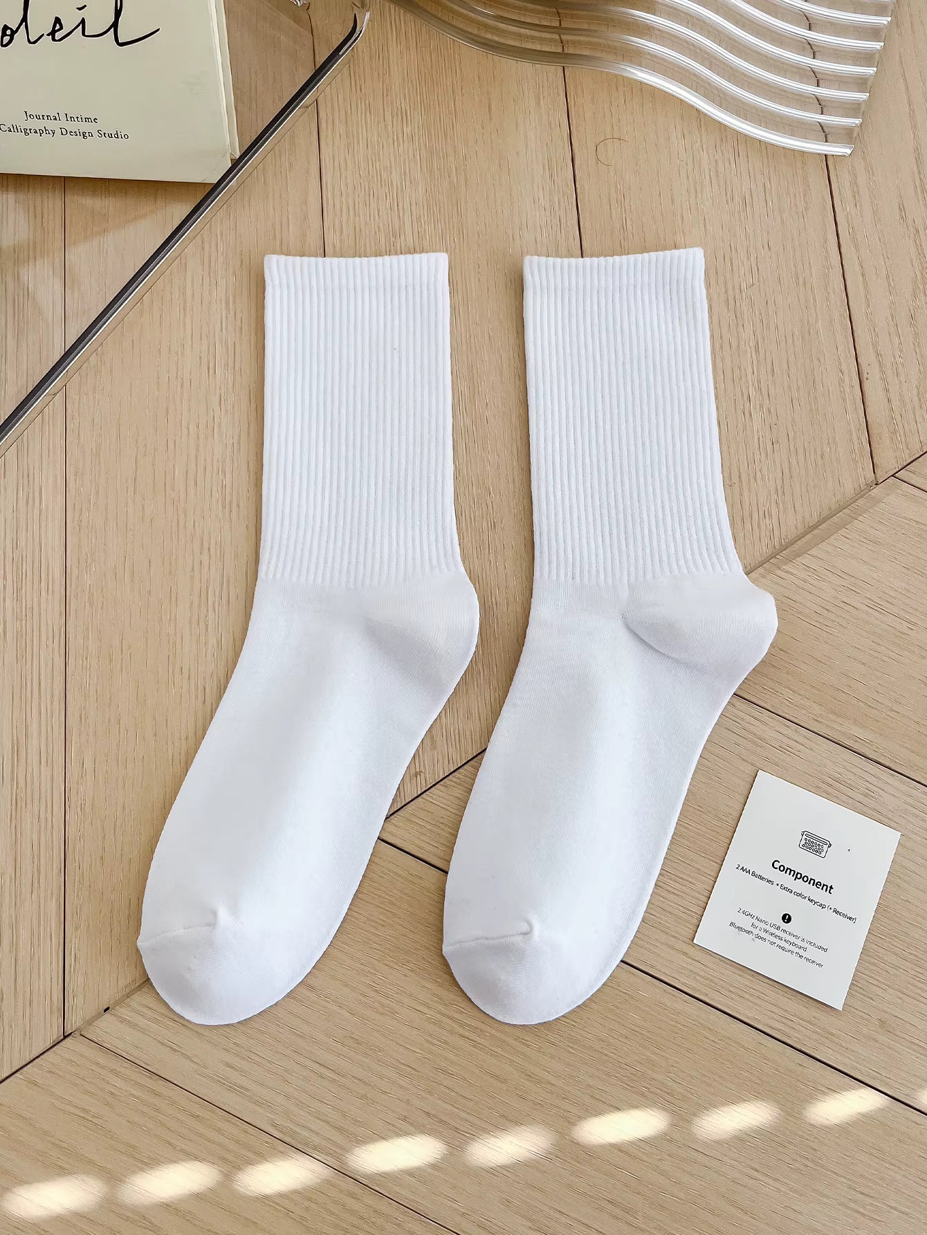 Women's Colorful Crew Socks –  Socks, One Size