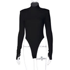 Women's Cutout Backless Long-Sleeve Bodysuit