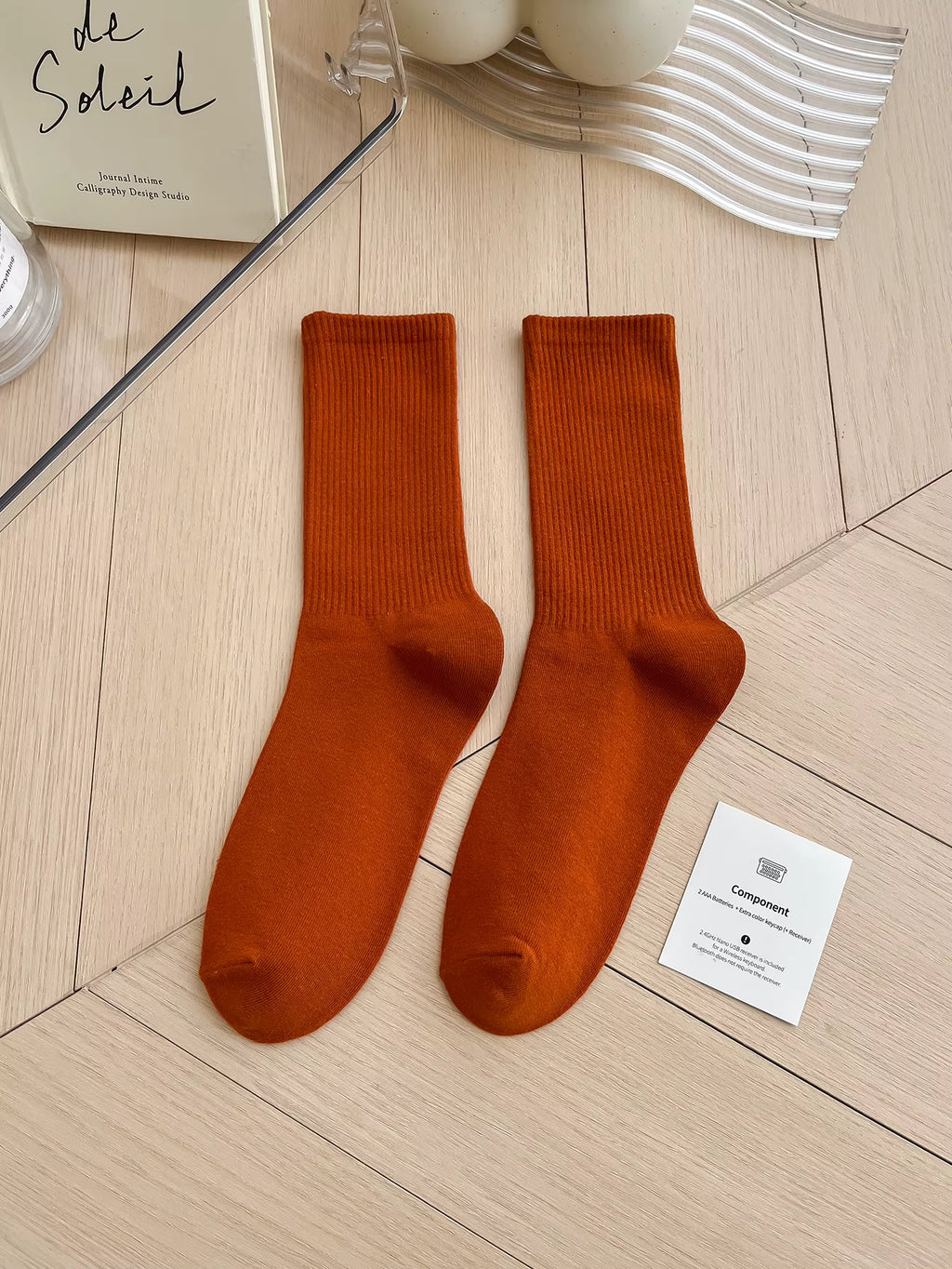 Women's Colorful Crew Socks –  Socks, One Size
