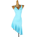 Women's Sky Blue Latin Dance Dress