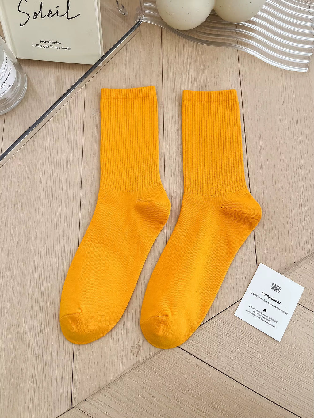 Women's Colorful Crew Socks –  Socks, One Size
