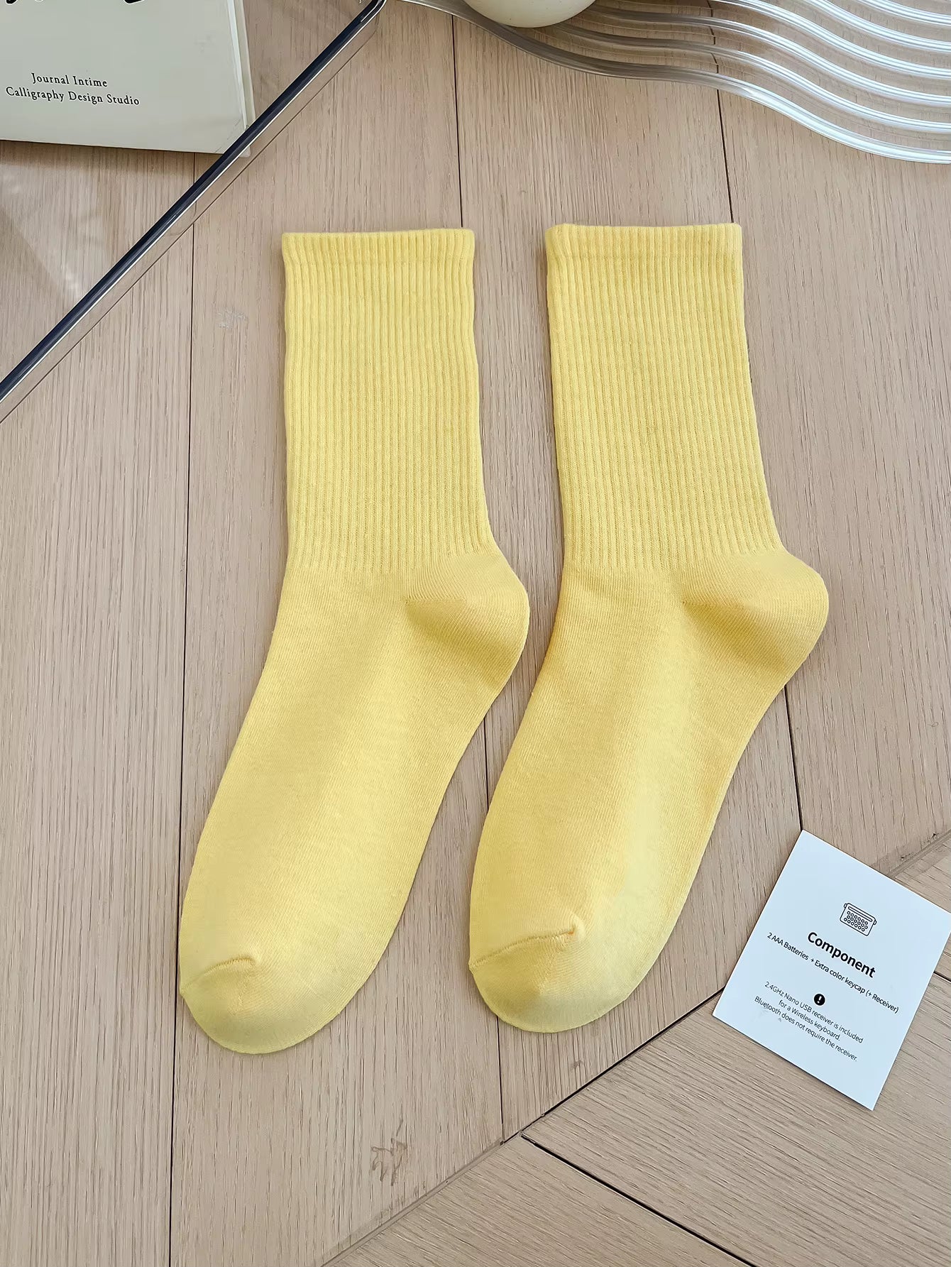 Women's Colorful Crew Socks –  Socks, One Size