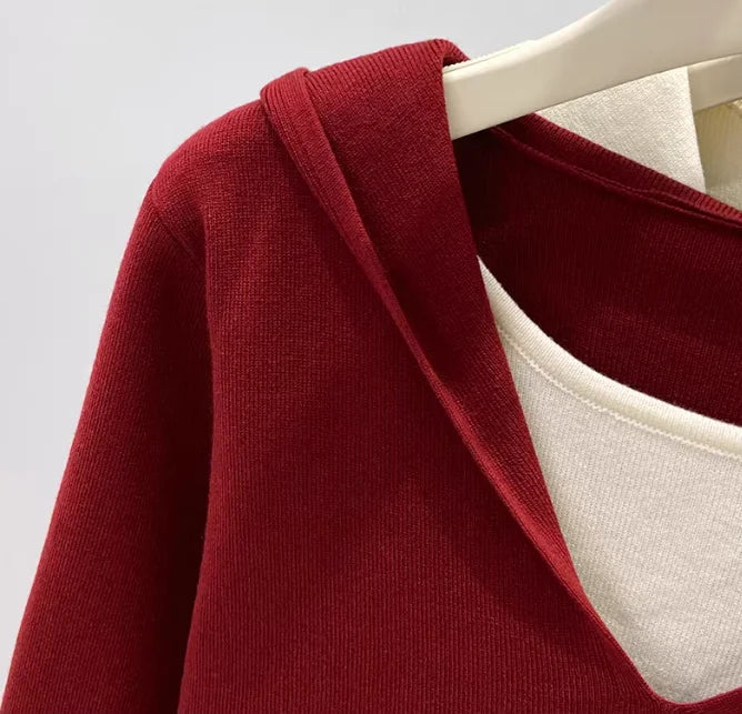 Women's Solid Colour Long-Sleeve Casual T-Shirt