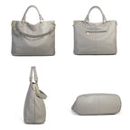 Leather Shoulder Tote Bag – Big Capacity Luxury Ladies Handbag