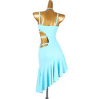 Women's Sky Blue Latin Dance Dress