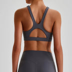 Women's Shockproof Sports Bra – High Stretch Yoga & Fitness Gym Bra with Custom Logo