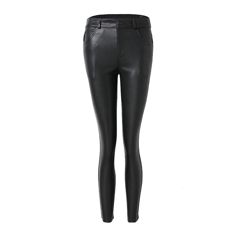 Women's Genuine Sheepskin Leather Motorcycle Pants
