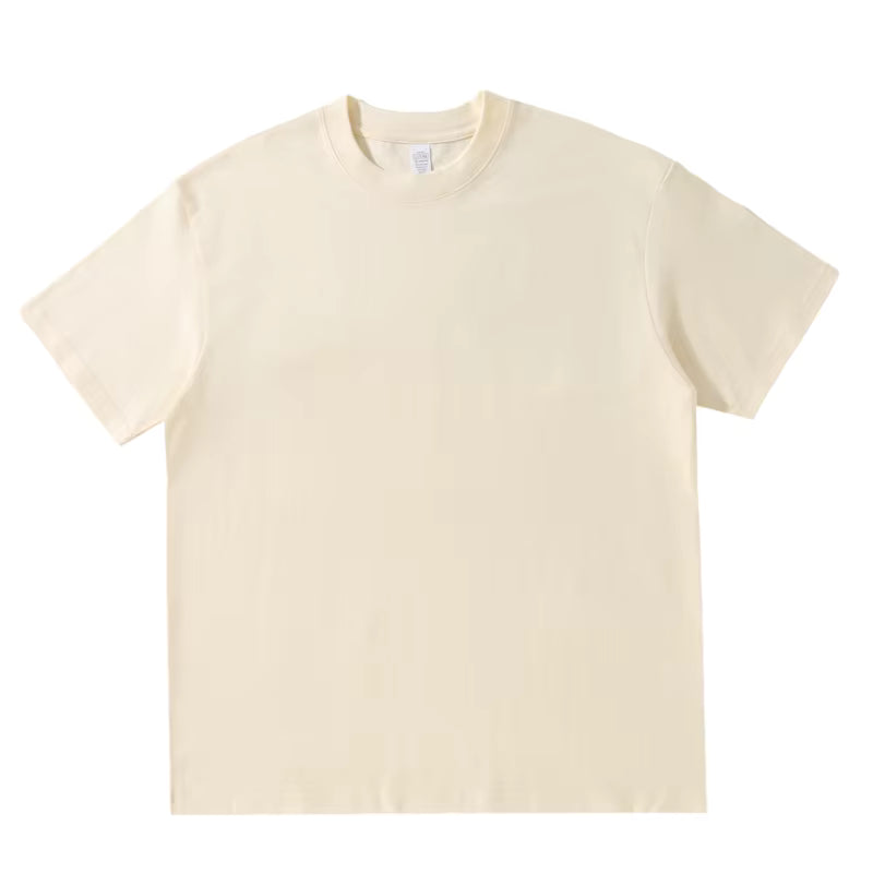 Women's Drop Shoulder Cotton T-Shirt – Loose Fit Heavyweight 230GSM Tee