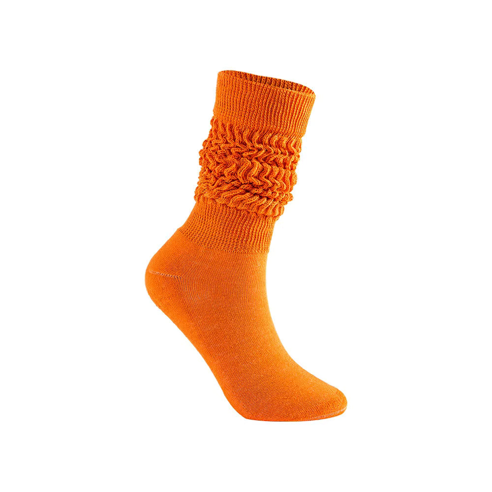 Women's Crew Socks – Scrunch & Slouch Style with Grip | One Size