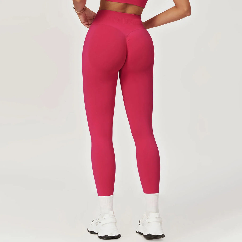 Seamless Scrunch Butt Leggings | High Waist Tummy Control Yoga Leggings for Women