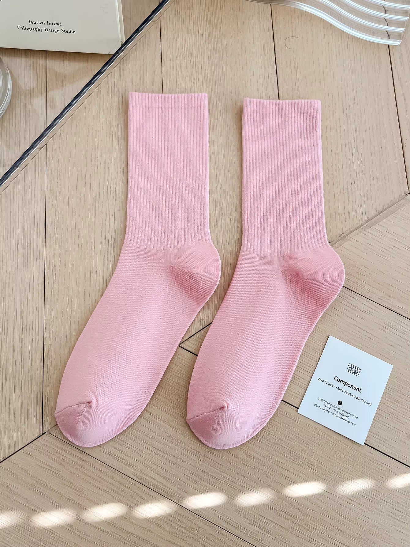 Women's Colorful Crew Socks –  Socks, One Size