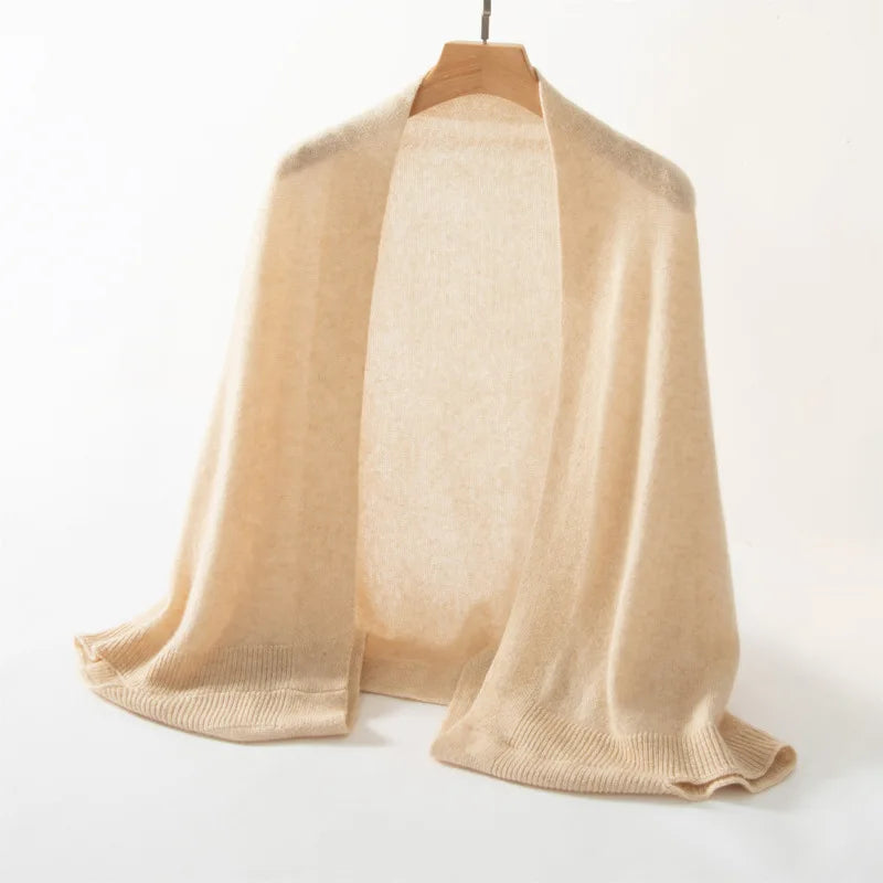 Women's Cashmere-Wool Openwork Shawl
