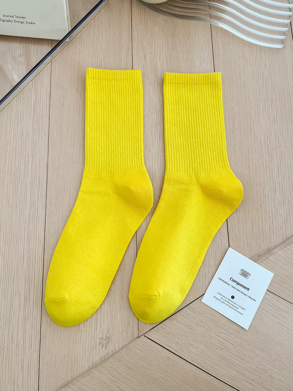 Women's Colorful Crew Socks –  Socks, One Size