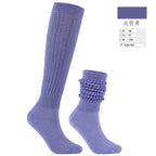 Women's Crew Socks – Scrunch & Slouch Style with Grip | One Size