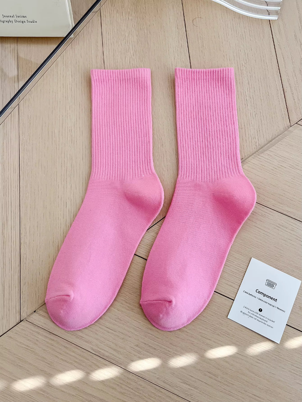 Women's Colorful Crew Socks –  Socks, One Size