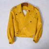 Sheepskin Leather Bomber Jacket
