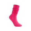 Women's Scrunch Crew Socks with Grip