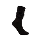 Women's Crew Socks – Scrunch & Slouch Style with Grip | One Size