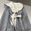 Women's Alpaca Wool Blouson Coat | Hooded Winter Coat - Windia