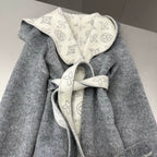 Women's Alpaca Wool Blouson Coat | Hooded Winter Coat - Windia