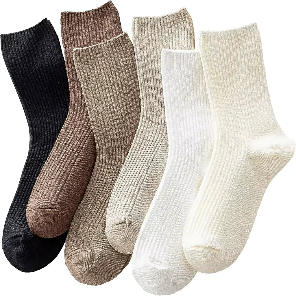 Women's Cotton Crew Socks
