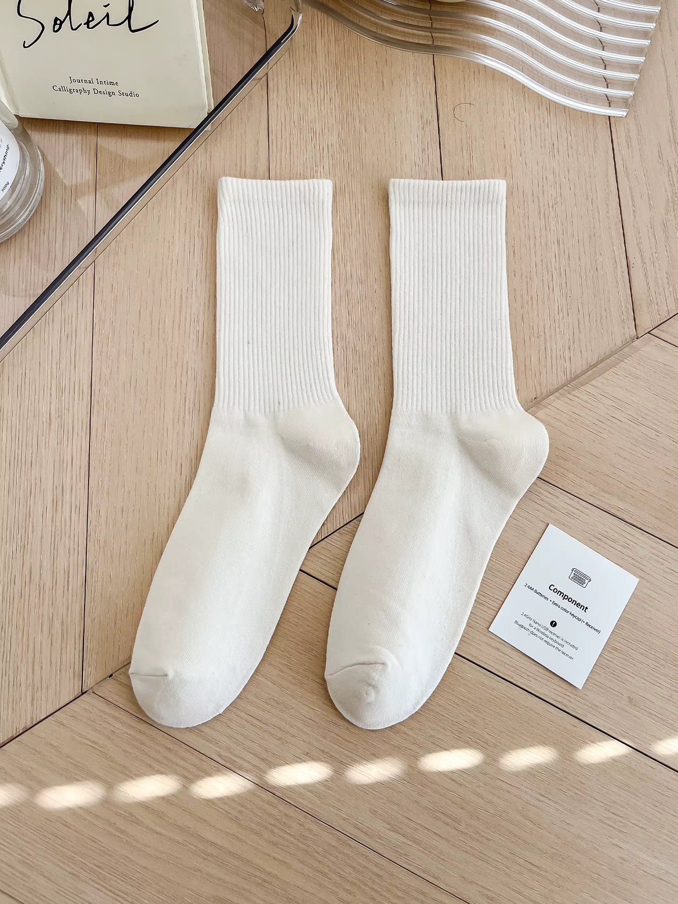 Women's Colorful Crew Socks –  Socks, One Size