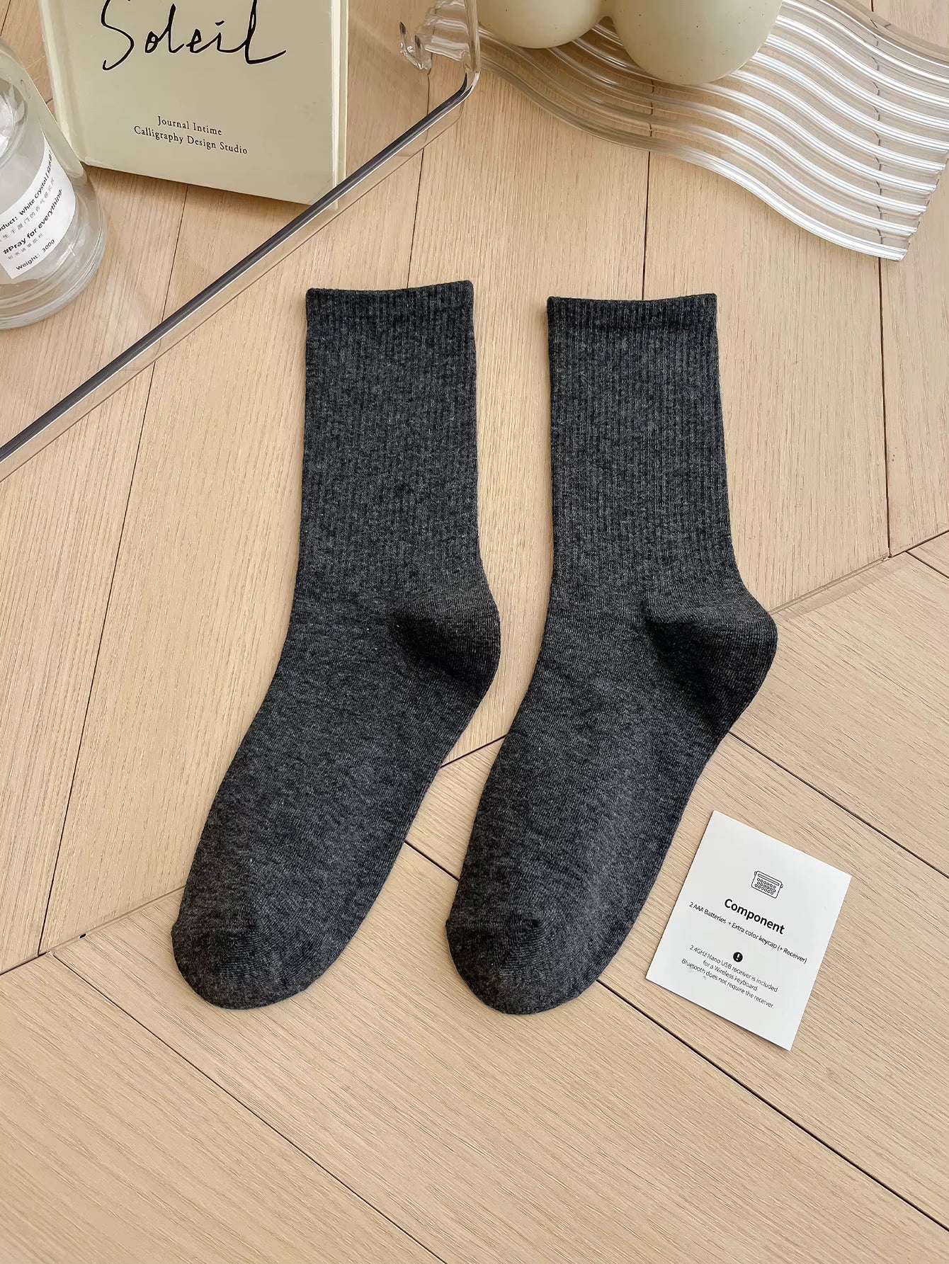 Women's Colorful Crew Socks –  Socks, One Size