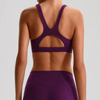 Women's Shockproof Sports Bra – High Stretch Yoga & Fitness Gym Bra with Custom Logo