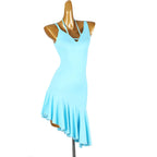 Women's Sky Blue Latin Dance Dress