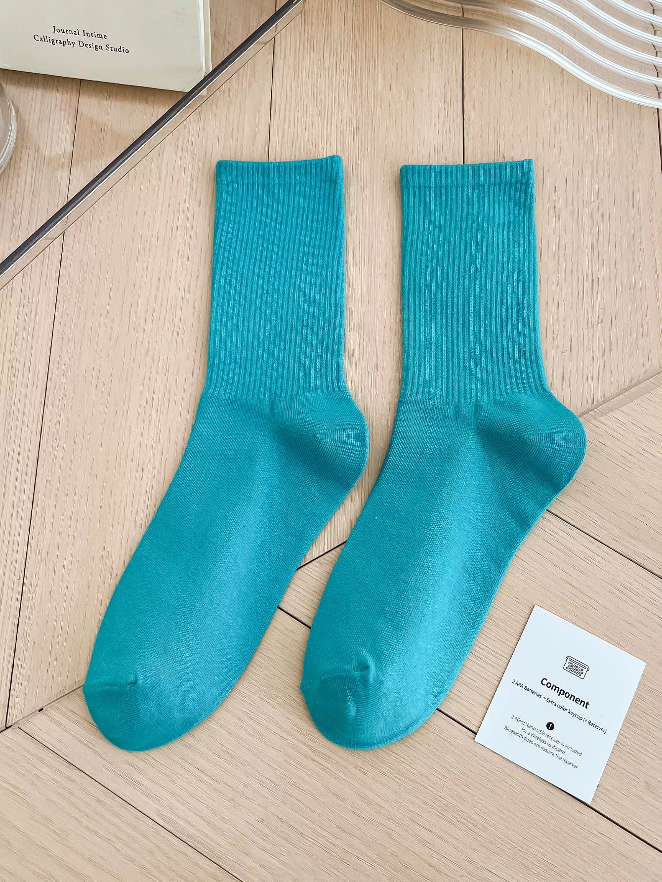 Women's Colorful Crew Socks –  Socks, One Size
