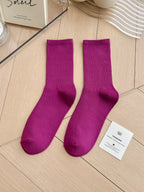 Women's Colorful Crew Socks –  Socks, One Size