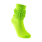 Women's Crew Socks – Scrunch & Slouch Style with Grip | One Size