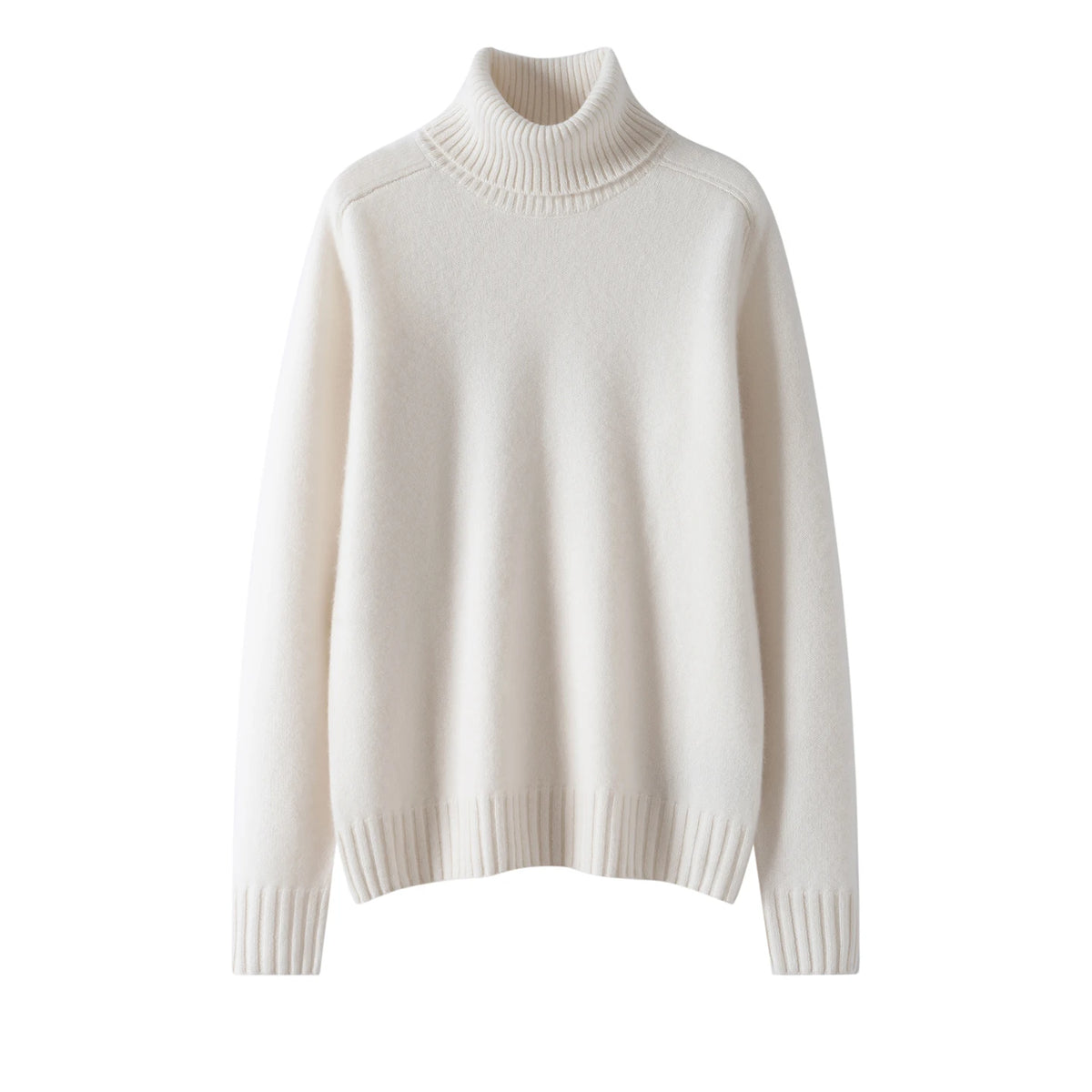 Women's 100% Cashmere Turn-Down Collar Sweater